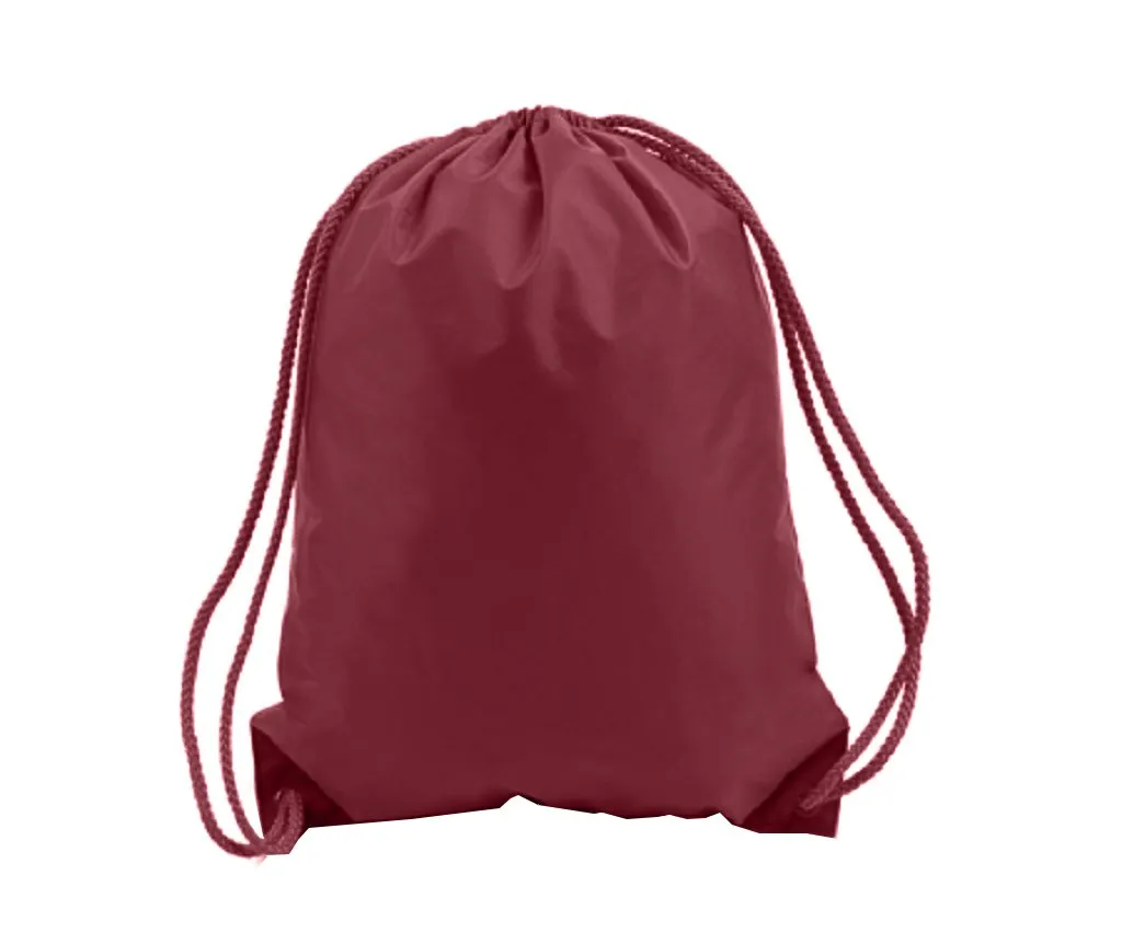 Drawstring Backpacks Sport Cinch Bags - MEDIUM - POL10