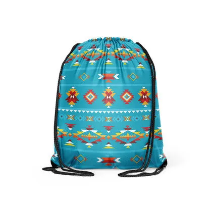 Drawstring Bag - 7 Lakes Design