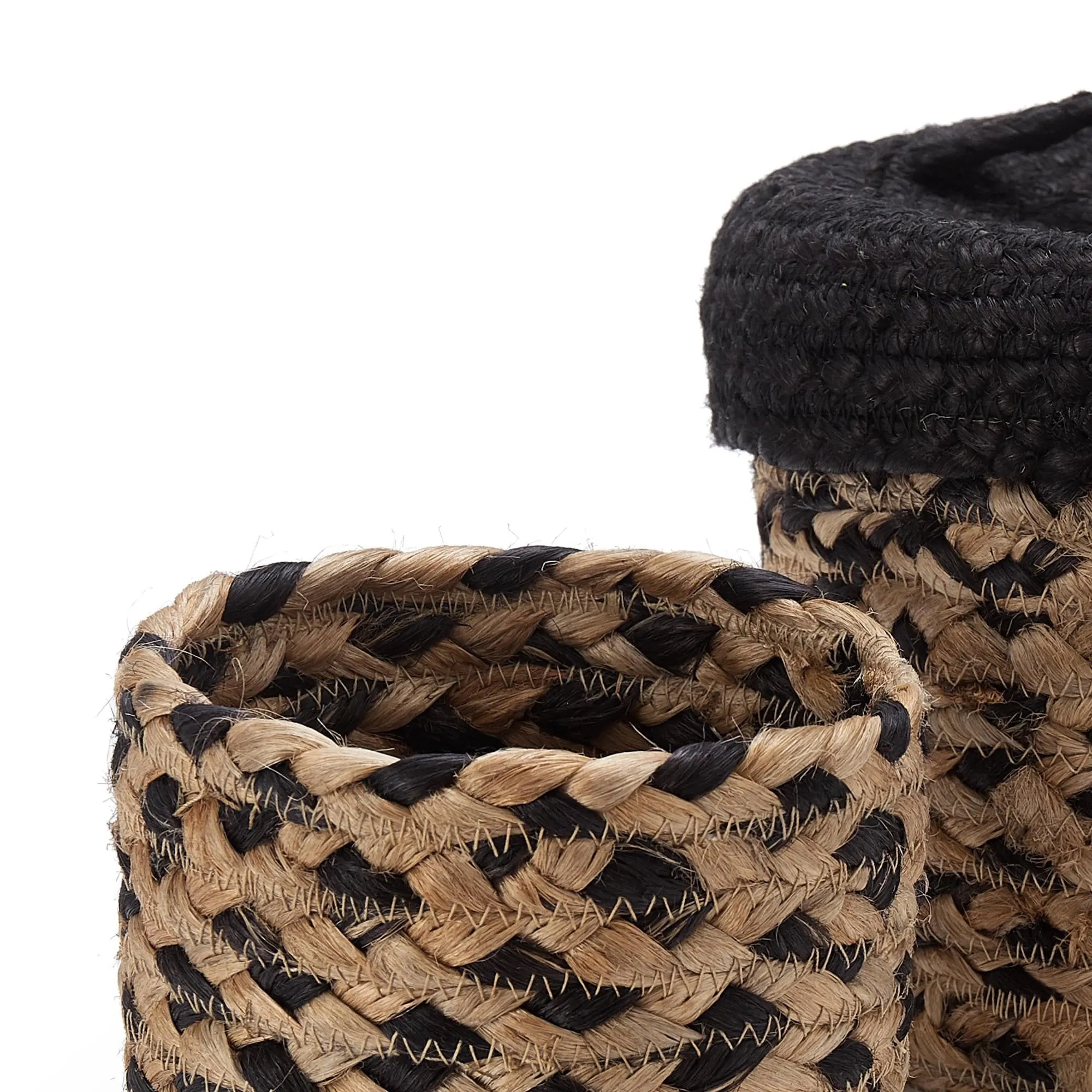 Dunagiri Small Basket Set [Natural/Black]