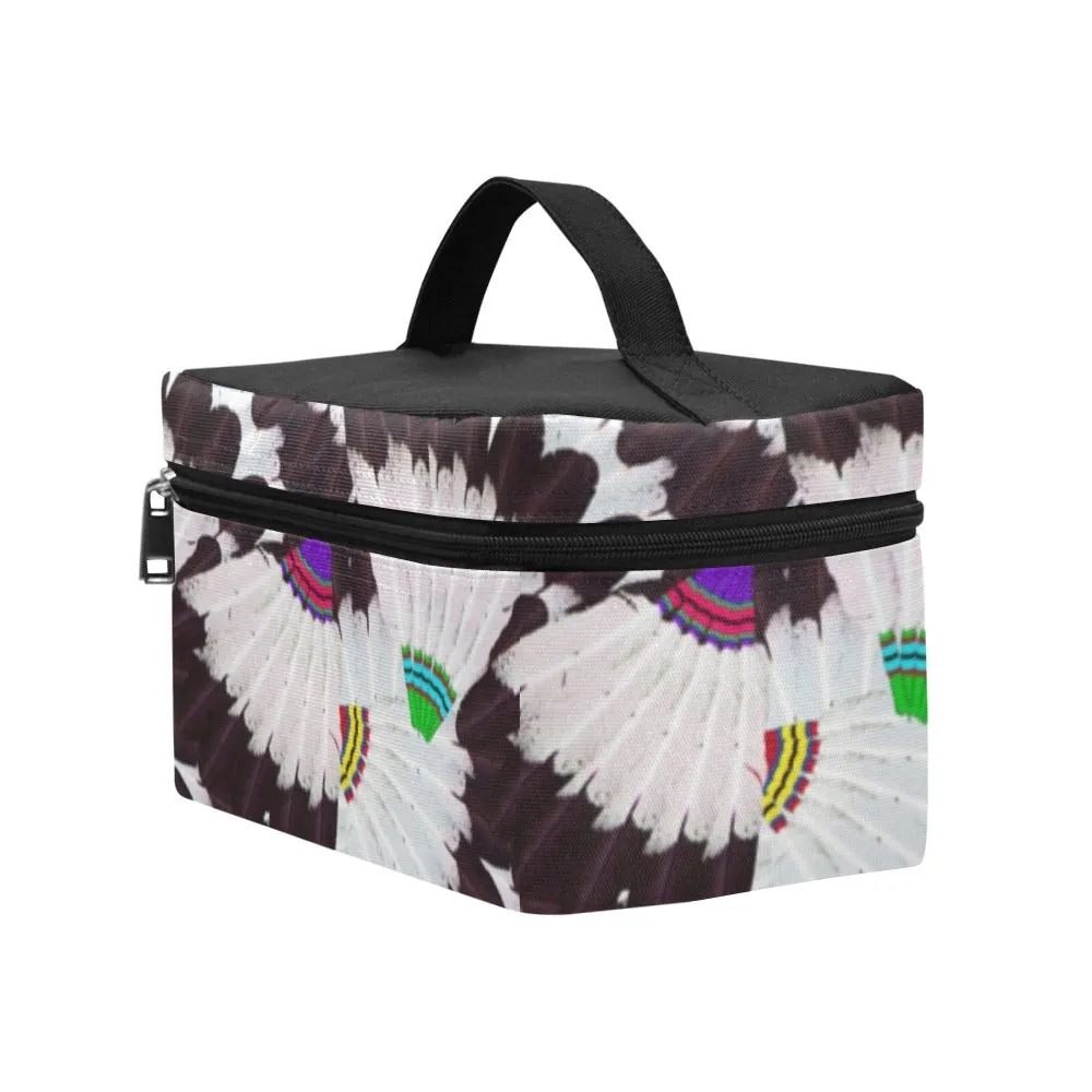 Eagle Feather Fans Cosmetic Bag/Large