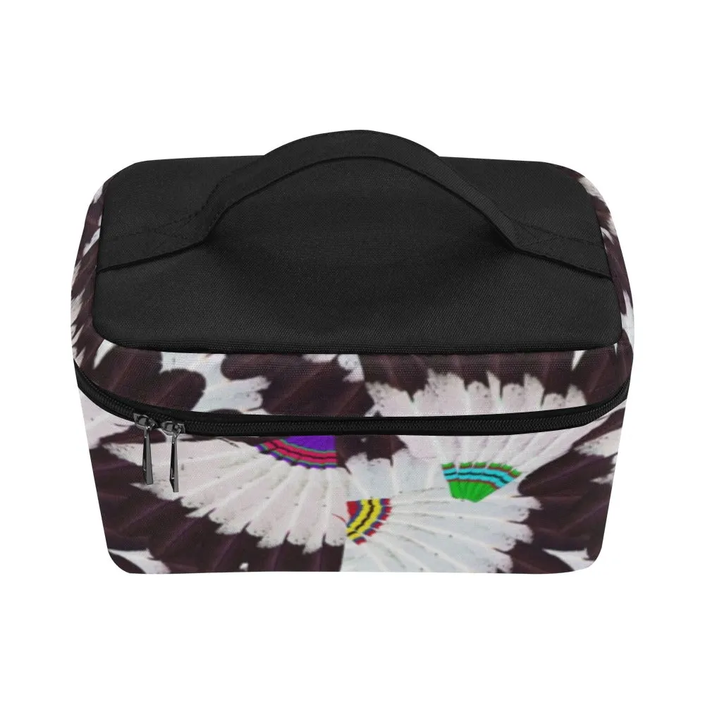 Eagle Feather Fans Cosmetic Bag/Large