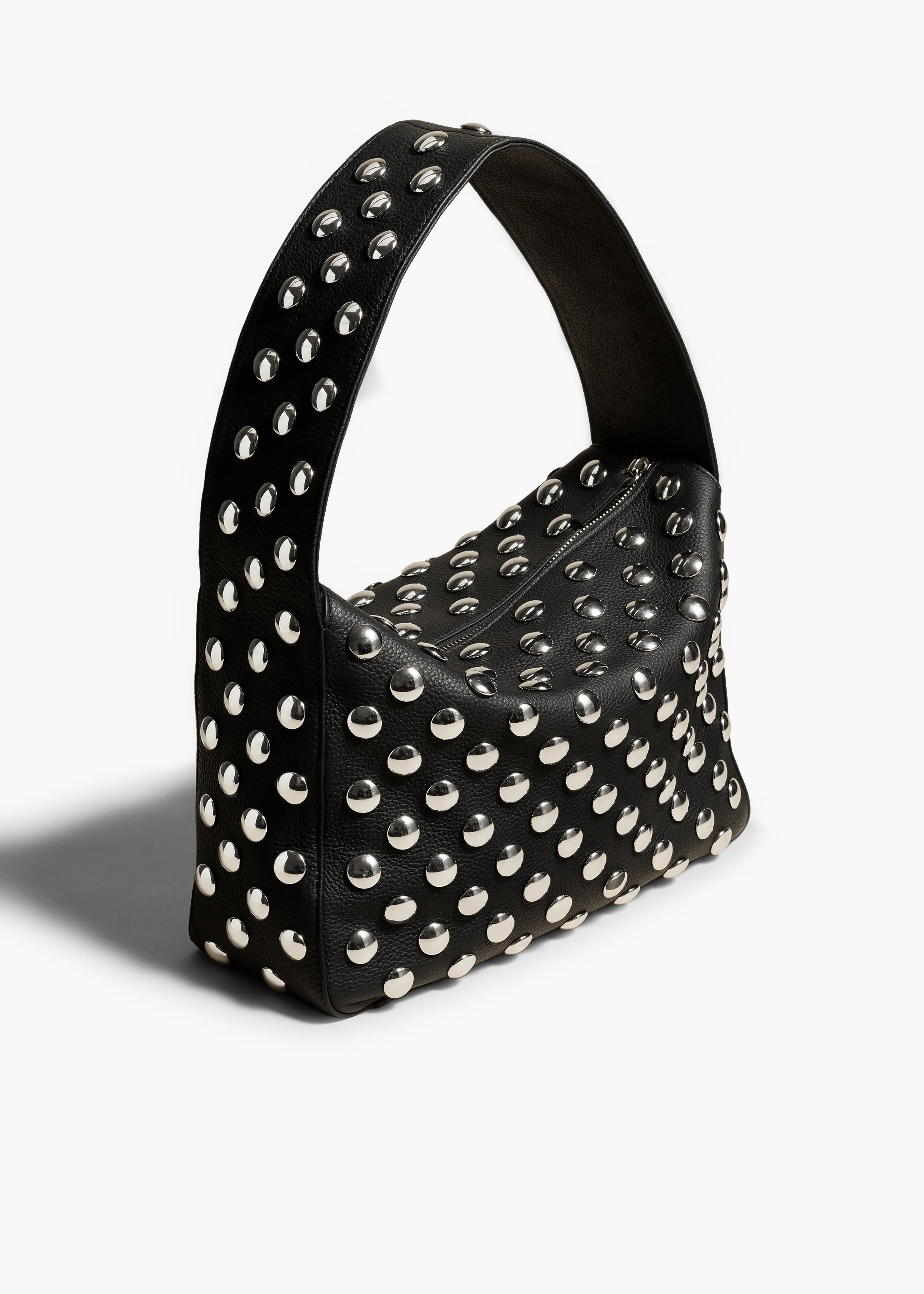 Elena Bag in Black Leather with Studs