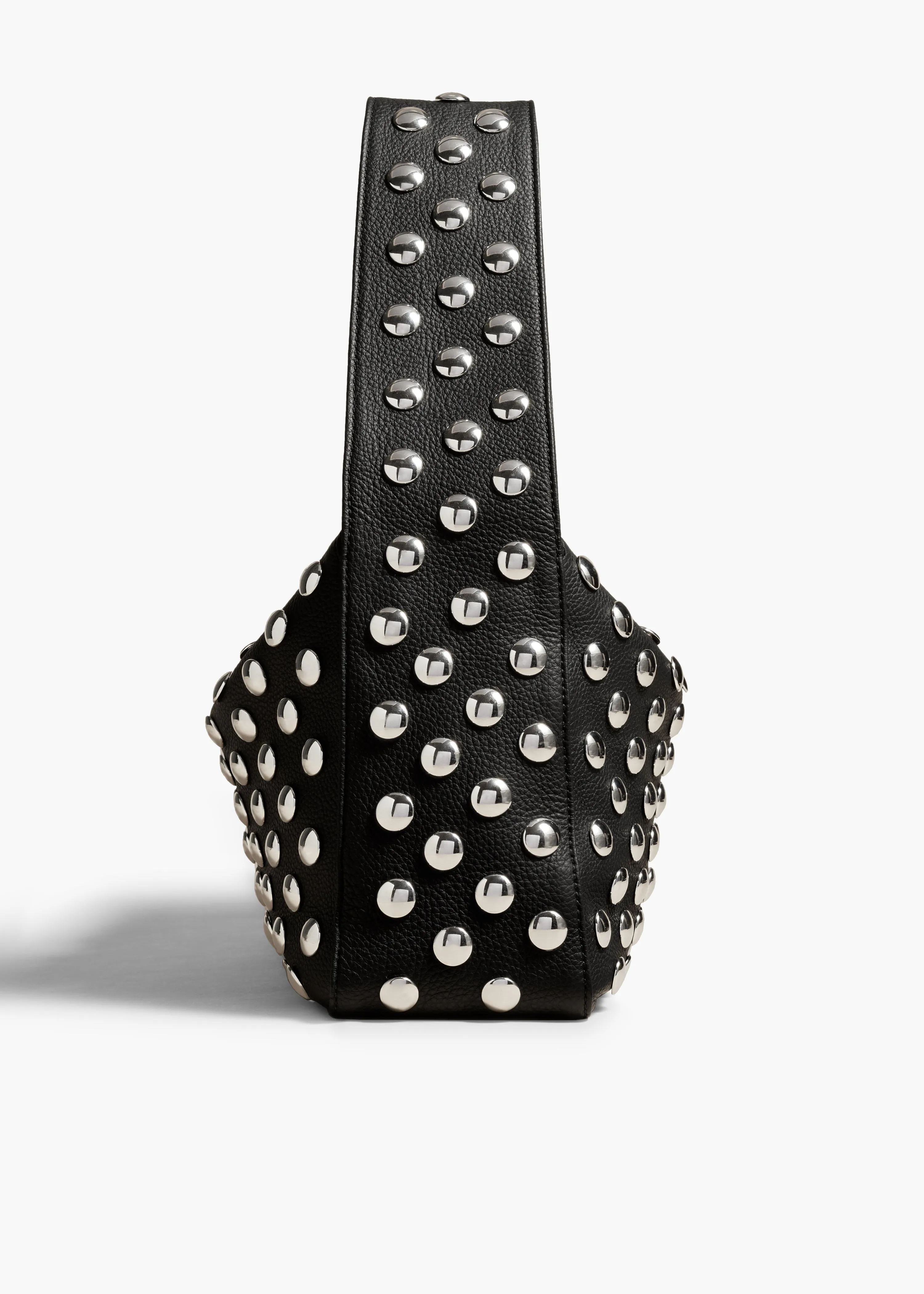 Elena Bag in Black Leather with Studs