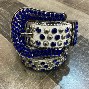 Elite- studded belt(blue)