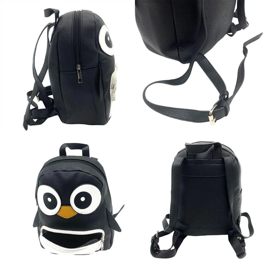 Empire Cove Wide Eyed Penguin Mini Backpack School Book Bags Cute Animals Girls