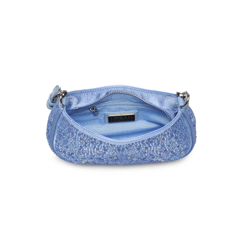 Fantasia Rhinestone Shoulder Bag - Blue