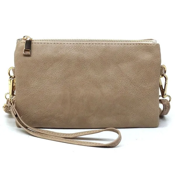 Fashion Crossbody Bag Clutch Wristlet available in 10 colors