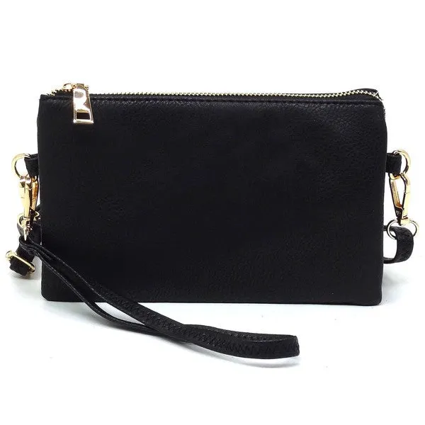 Fashion Crossbody Bag Clutch Wristlet available in 10 colors