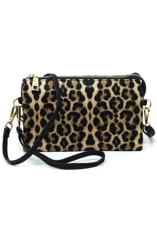 Fashion Crossbody Bag Clutch Wristlet available in 10 colors