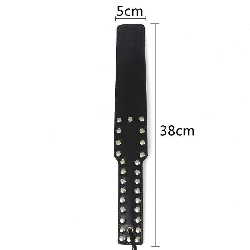 Faux Leather Studded Paddle