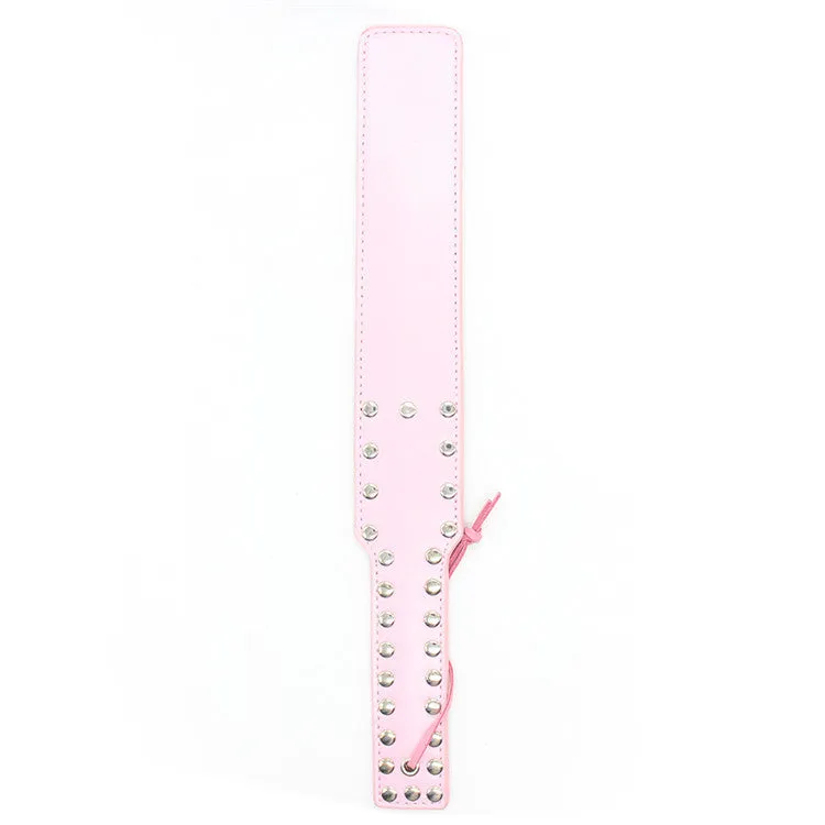 Faux Leather Studded Paddle