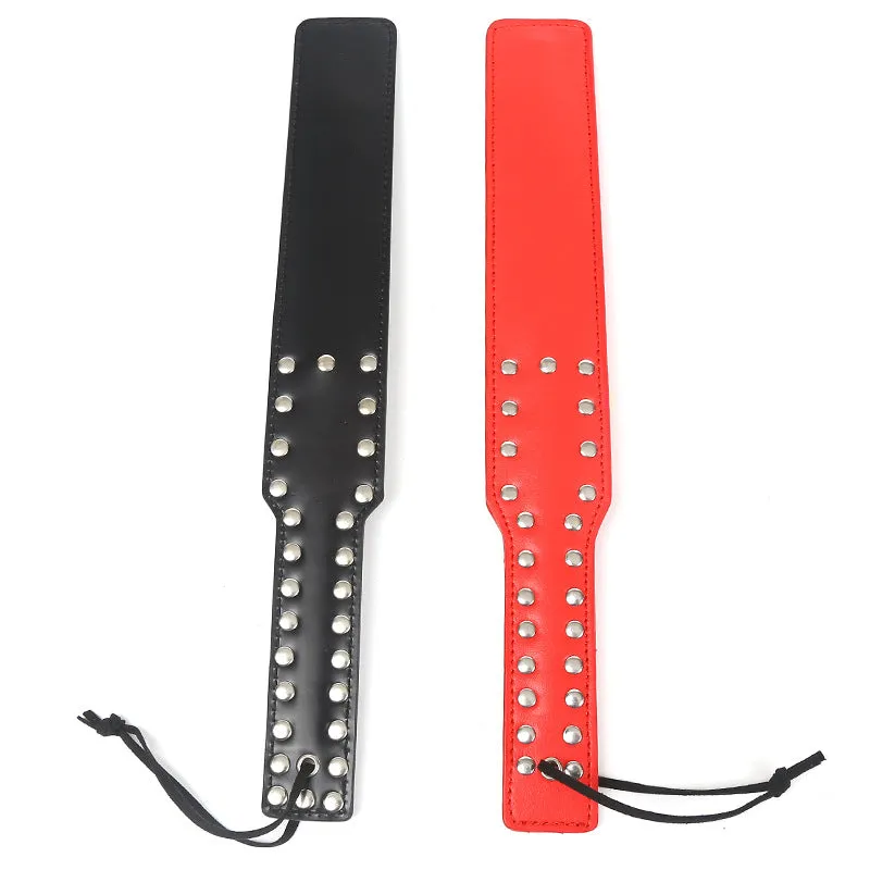 Faux Leather Studded Paddle