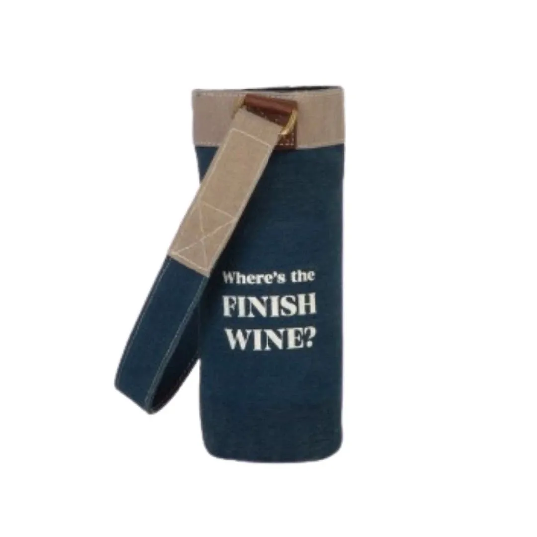 Finish Wine Wine Tote