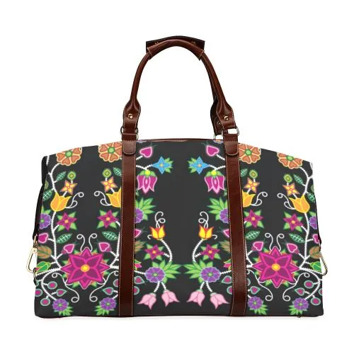 Floral Beadwork Classic Travel Bag