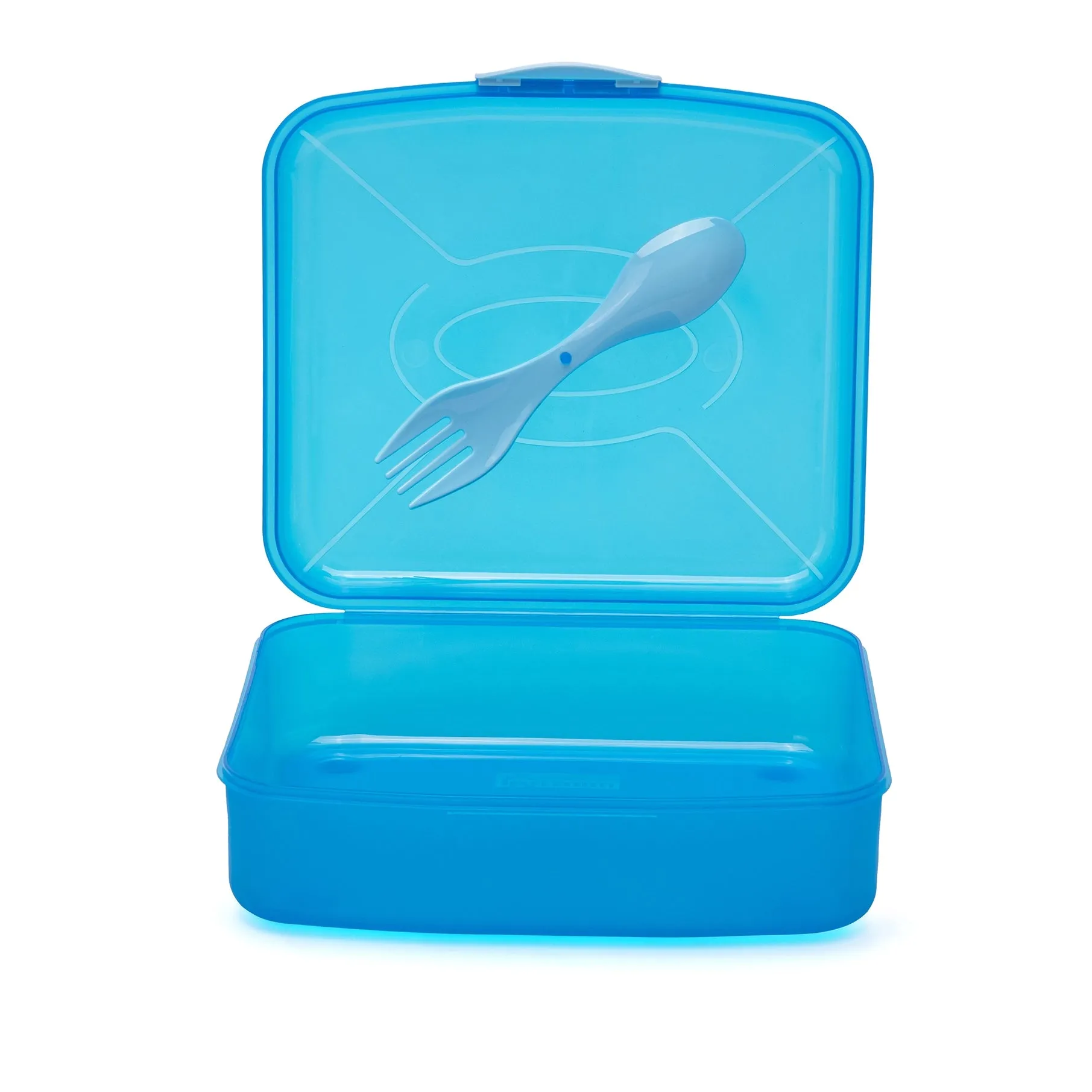 Frosted Lunch Box 2L (with Fork & Spoon)