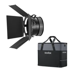 Godox MG1200Bi / MG2400Bi Fresnel & Barndoor Kit Inc Case