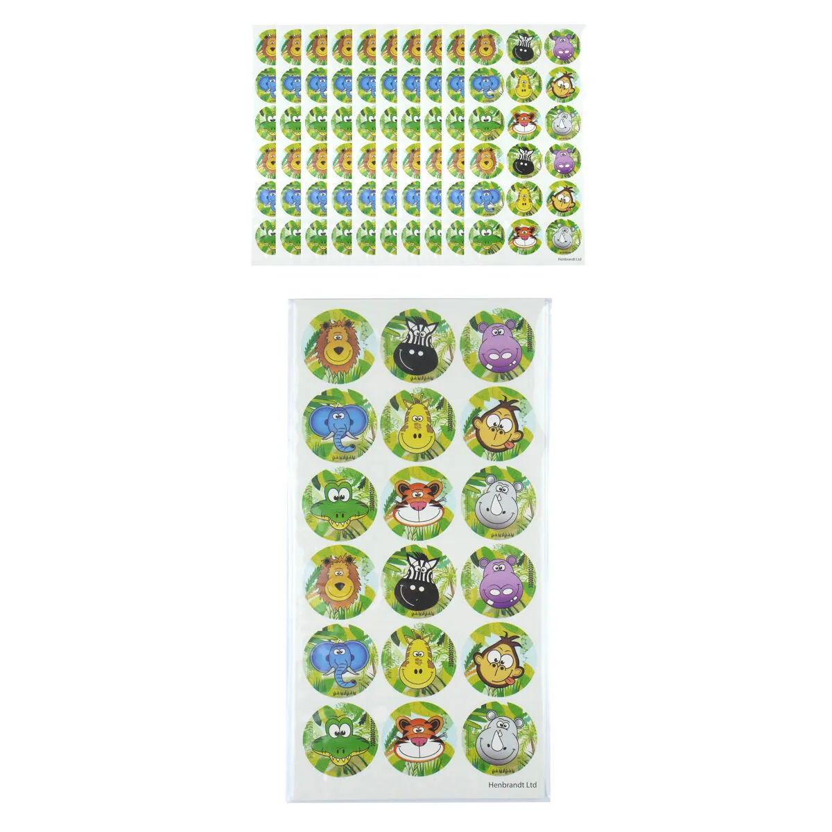 Henbrandt Large Jungle Stickers