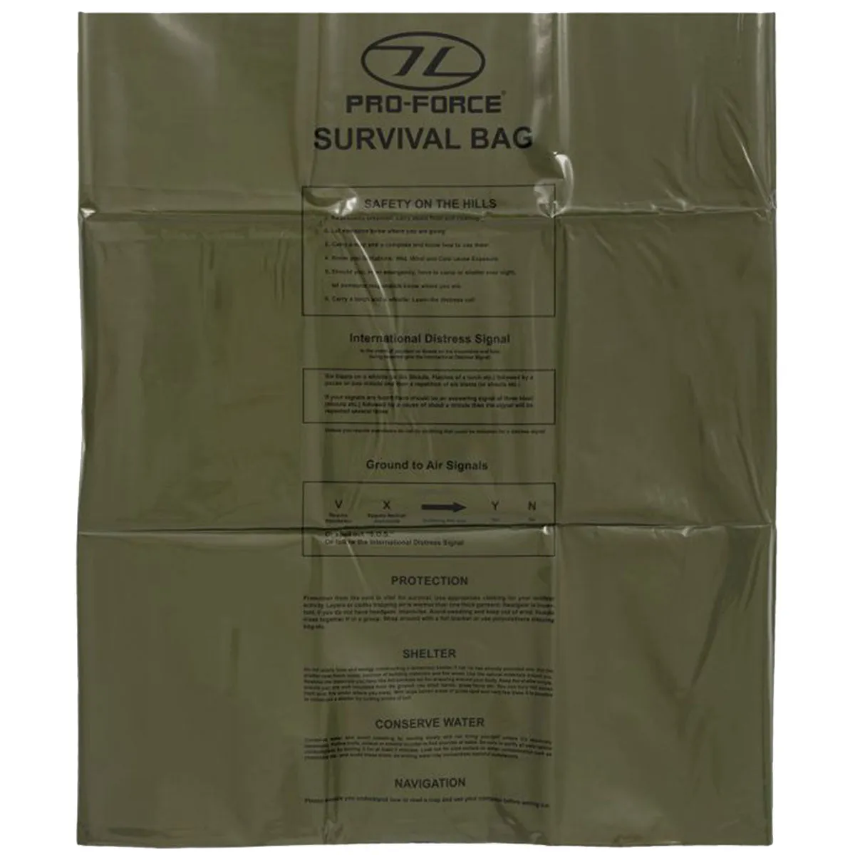 Highlander Emergency Survival Bag Olive