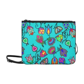 Indigenous Paisley - Sky Slim Clutch Bag