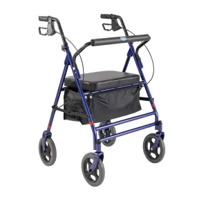 Invacare Bariatric Rollator, Wide/ Tall HD Rolling Walker with Seat & Wheels, 66550