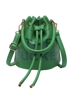 Its All In The Leather Bucket Bag