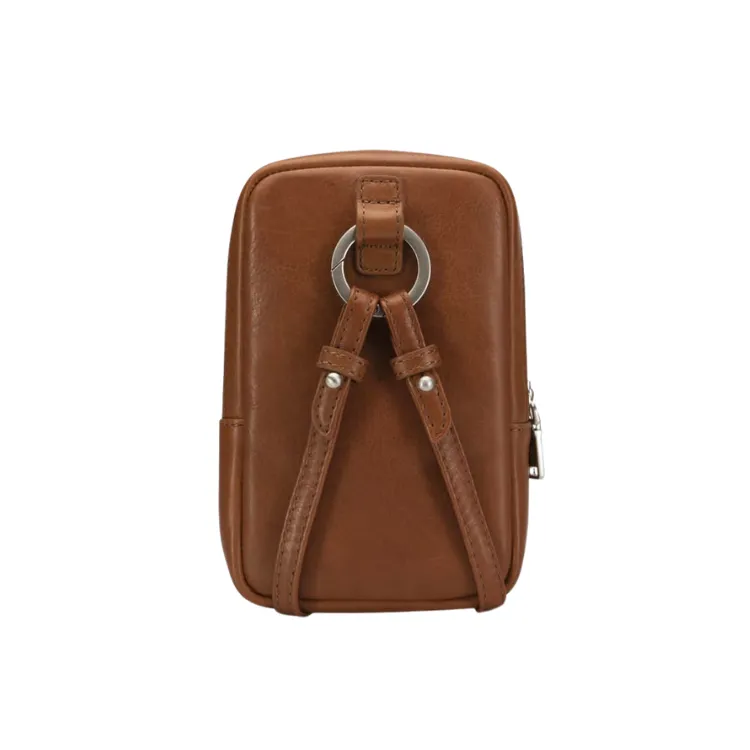 Jekyll & Hide Small Mobile Phone Sling Purse - Tan