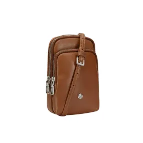 Jekyll & Hide Small Mobile Phone Sling Purse - Tan