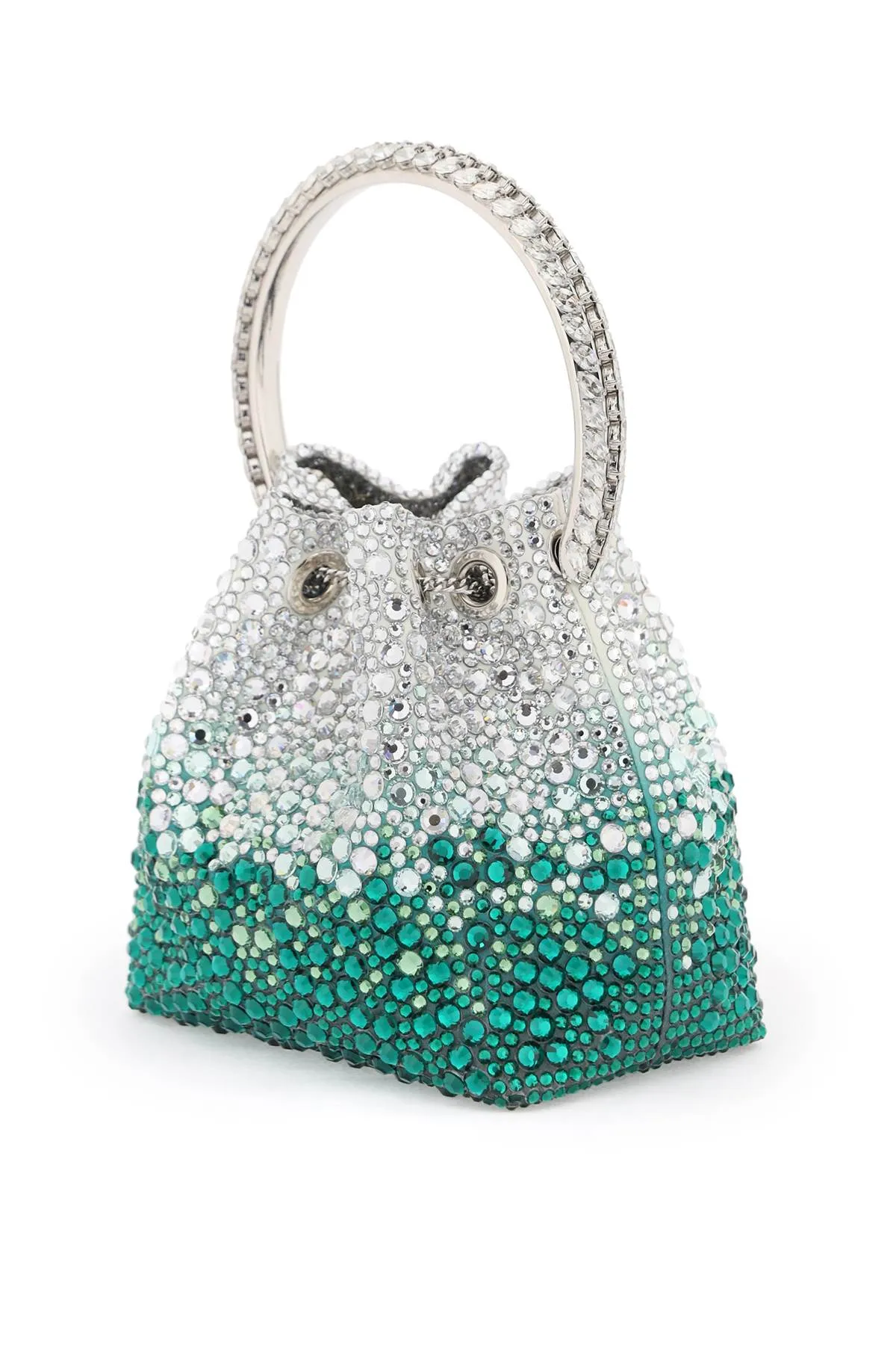 Jimmy choo crystal bon bon bucket bag