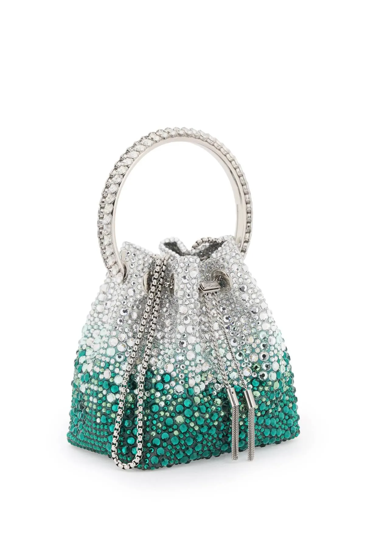 Jimmy choo crystal bon bon bucket bag