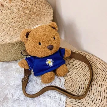 Kawaii Brown Bear Plush Bag - Kawaii Bag