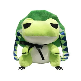 Kawaii Green Frog Travel Plush Backpack - Kawaii Bag