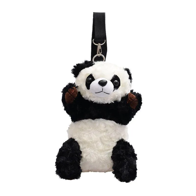 Kawaii Panda Plush Shoulder Bag - Kawaii Bag