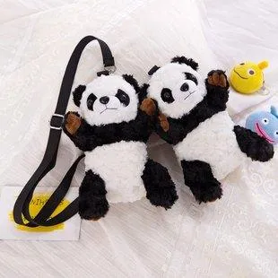 Kawaii Panda Plush Shoulder Bag - Kawaii Bag