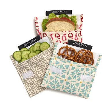 Keep Leaf Reusable Sandwich  Bag - Mesh