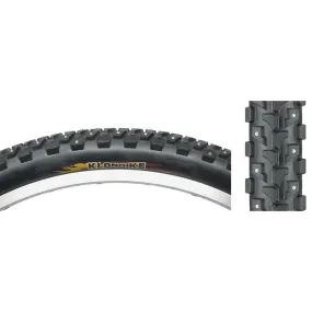 Klondike K946 Studded Bike Tire 26x1.95, 168 Studs Steel Bead