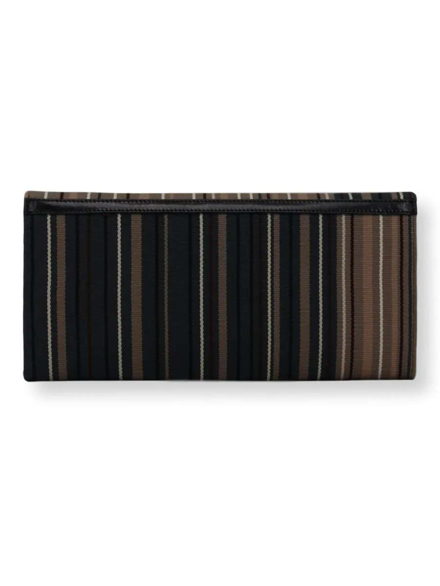 Large Clutch Bag 03-  charcoal/taupe/beige/white