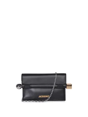 Le Petite Pochette Rond Carre black bag