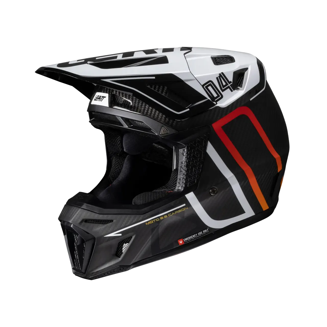 Leatt 9.5 Moto Carbon Helmet Kit w/ 6.5 IRIZ Goggles V25