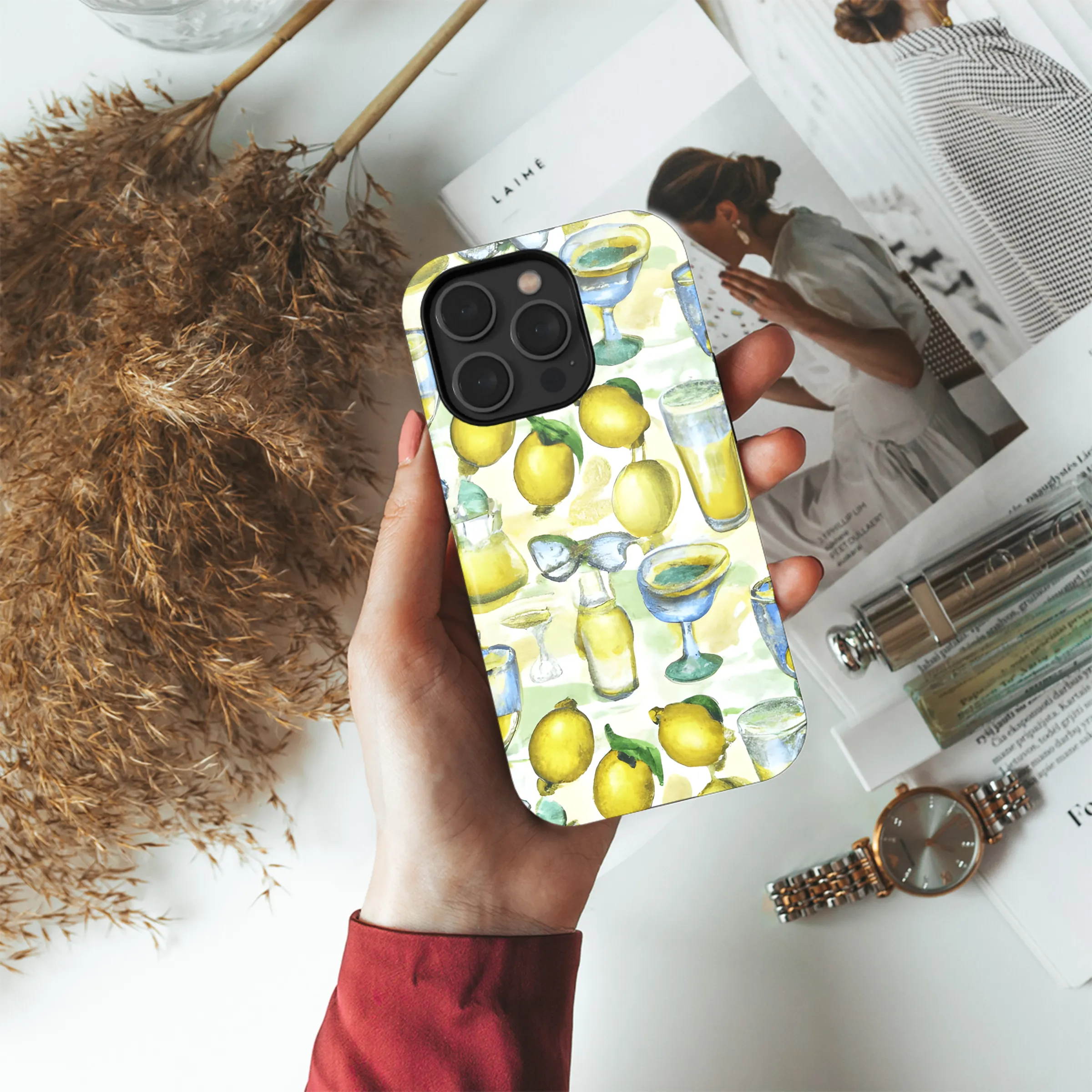 Lemon Phone Case iPhone Samsung Cover Pixel 3682