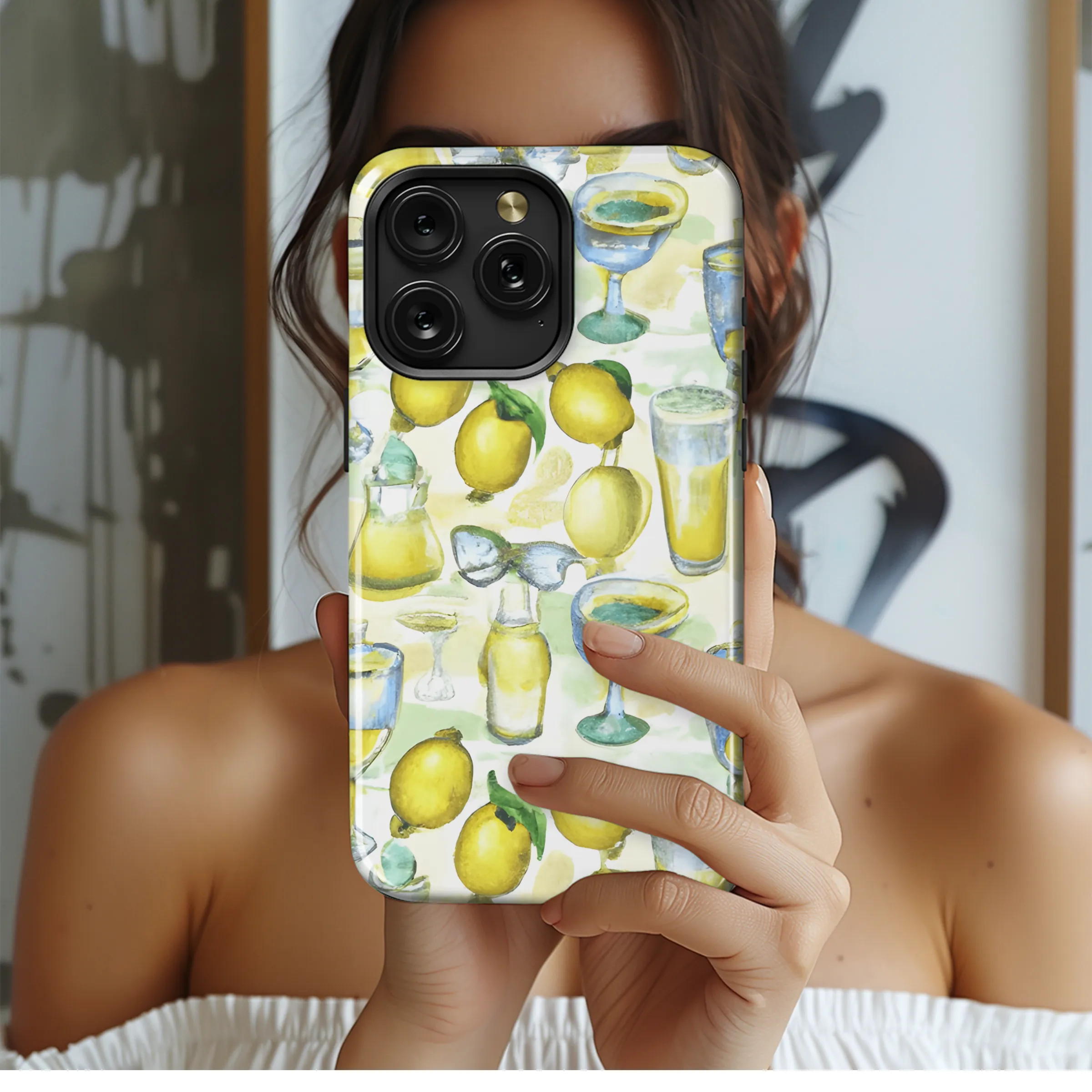 Lemon Phone Case iPhone Samsung Cover Pixel 3682