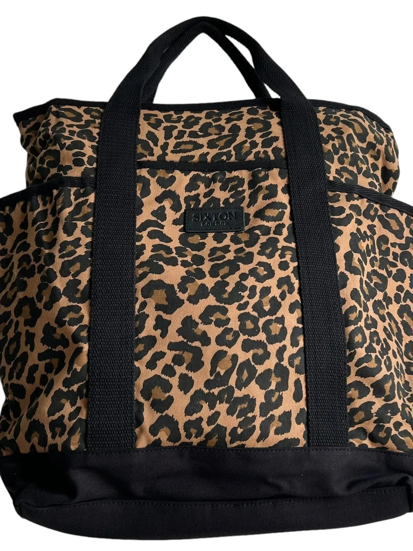 Leopard Print Backpack