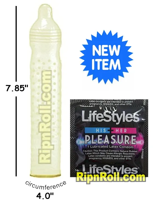 Lifestyles His n Her Pleasure Condoms