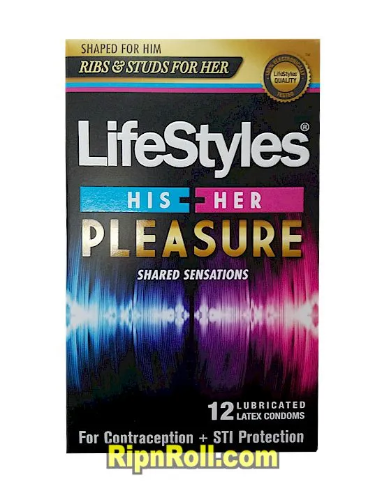 Lifestyles His n Her Pleasure Condoms