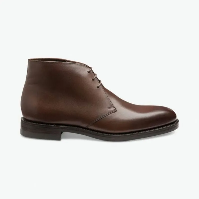 Loake Pimlico Leather Chukka Boot - Dark Brown