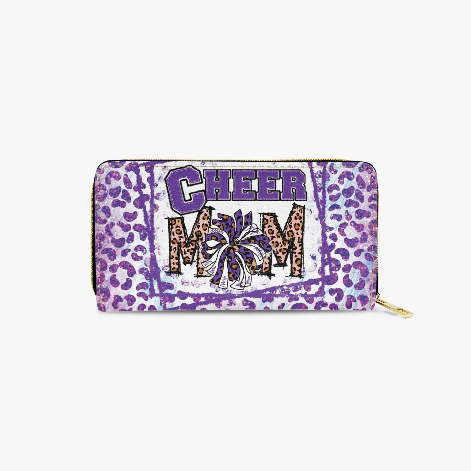 Long Type Zipper Purse - Cheer Mom