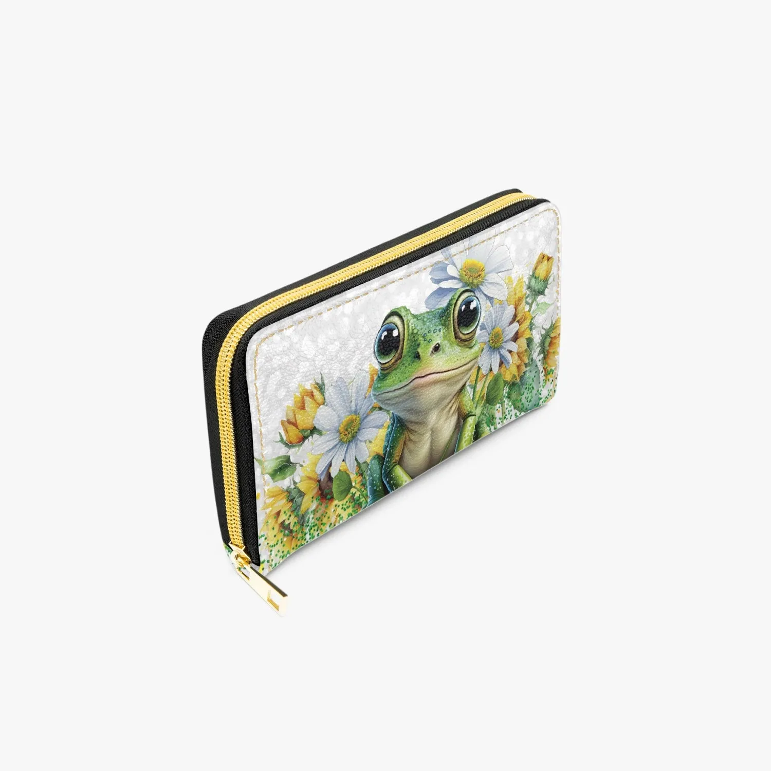 Long Type Zipper Purse, Frog, awd-1375