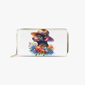 Long Type Zipper Purse, Tasmanian Devil, awd-1340