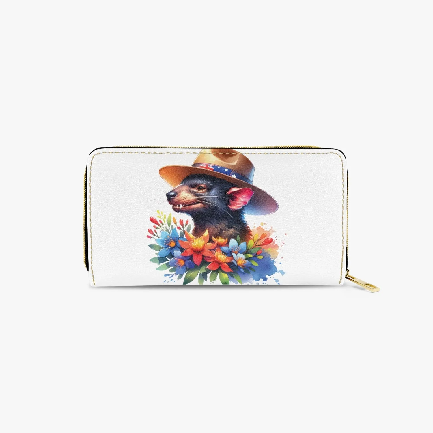 Long Type Zipper Purse, Tasmanian Devil, awd-1340