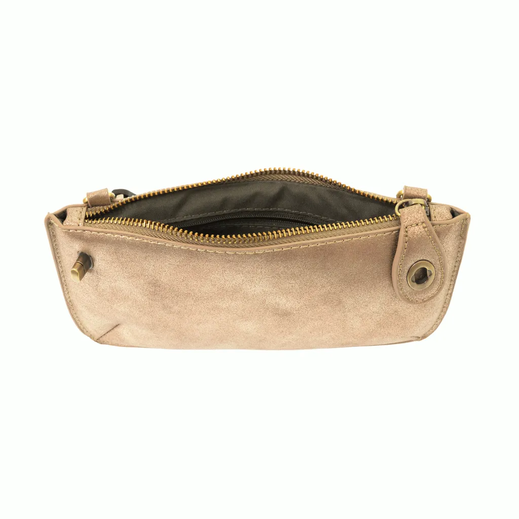 Lustre Lux Crossbody Wristlet Clutch