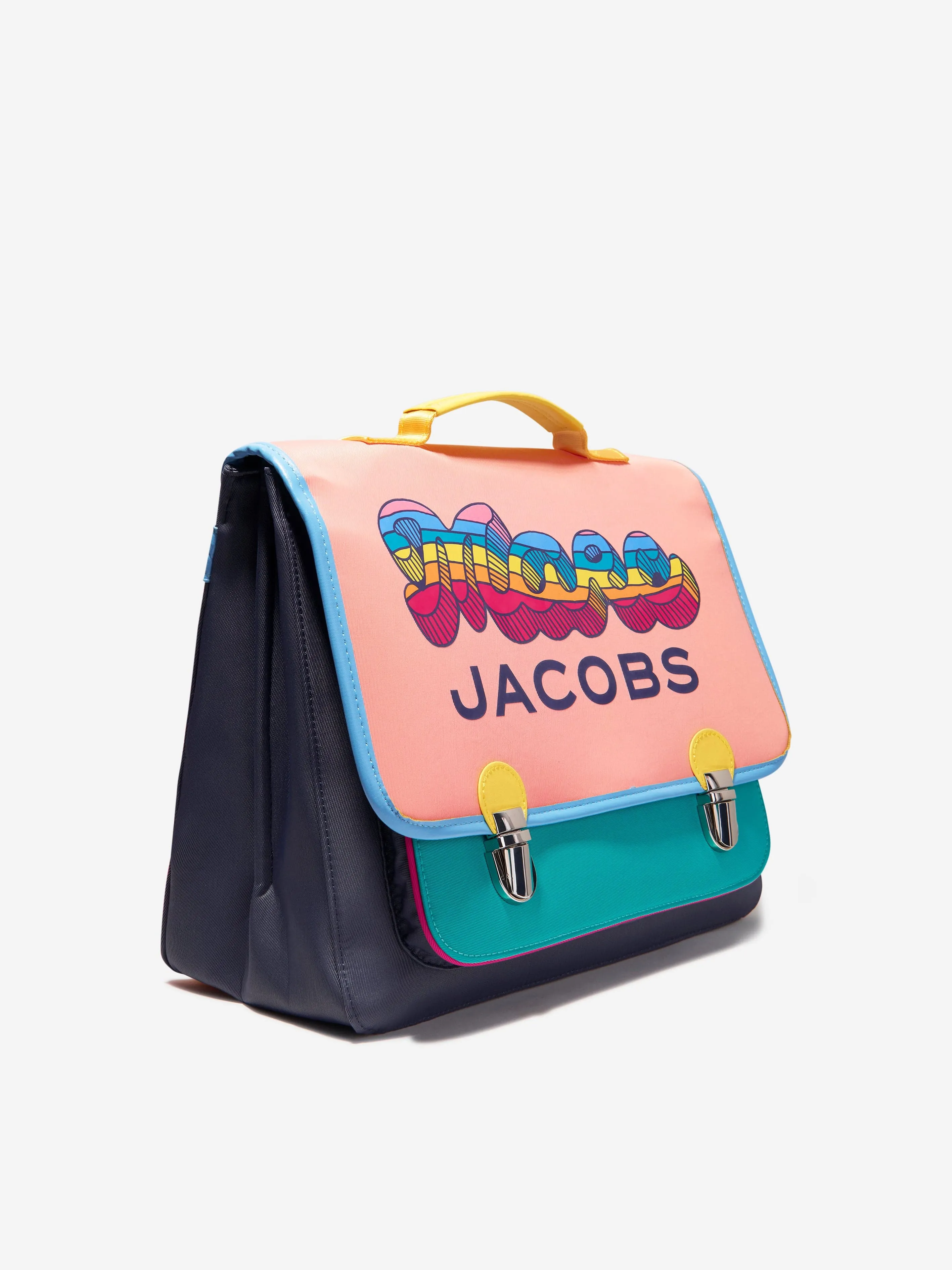 MARC JACOBS Girls Logo Print School Bag in Multicolour